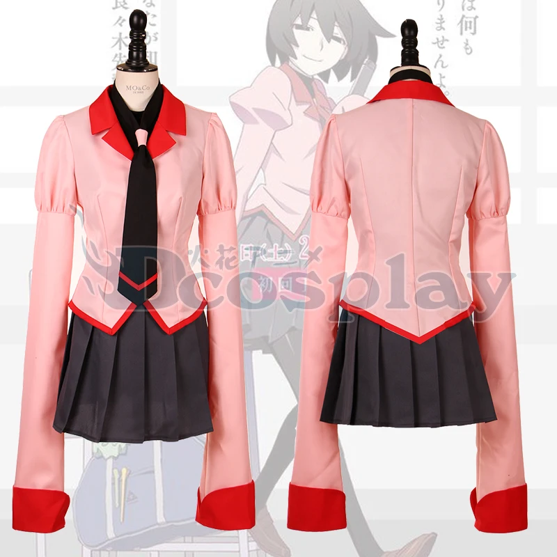Bakemonogatari Ougi Oshino костюм для косплея по индивидуальному заказу любого размера|cosplay