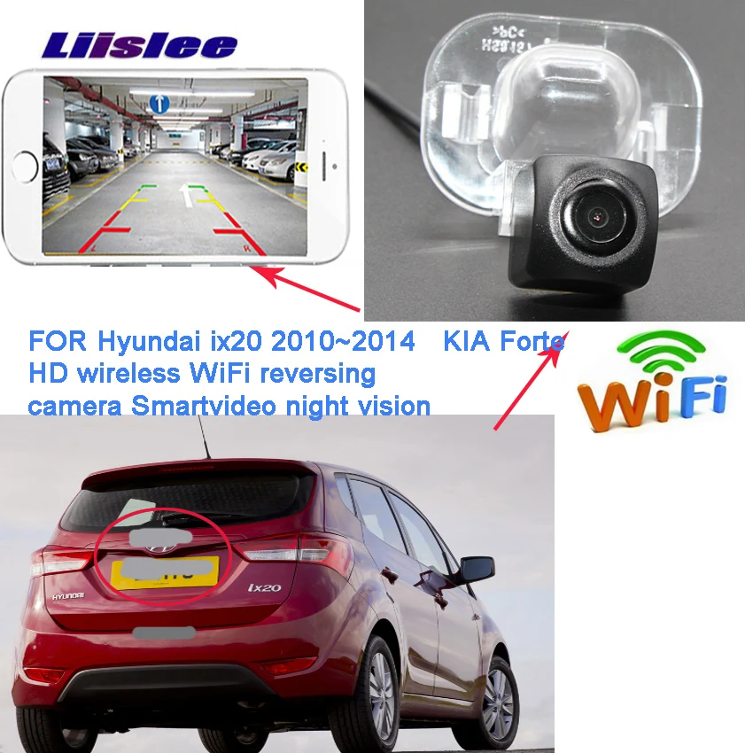 LiisLee для KIA Forte Cerato K3 KDM Hyundai Accent RB 2010 ~ 2015 HD камера ночного видения|Камеры заднего