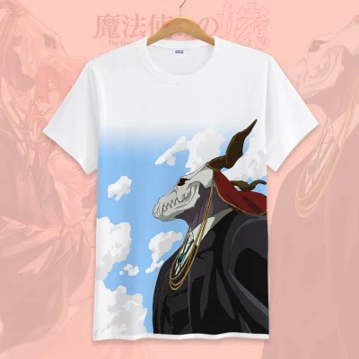 23 Футболка с аниме «Mahoutsukai no Yome The Ancient magus», футболка для невесты, парная футболка с короткими рукавами и рисунком, футболки, camiseta - Цвет: 23
