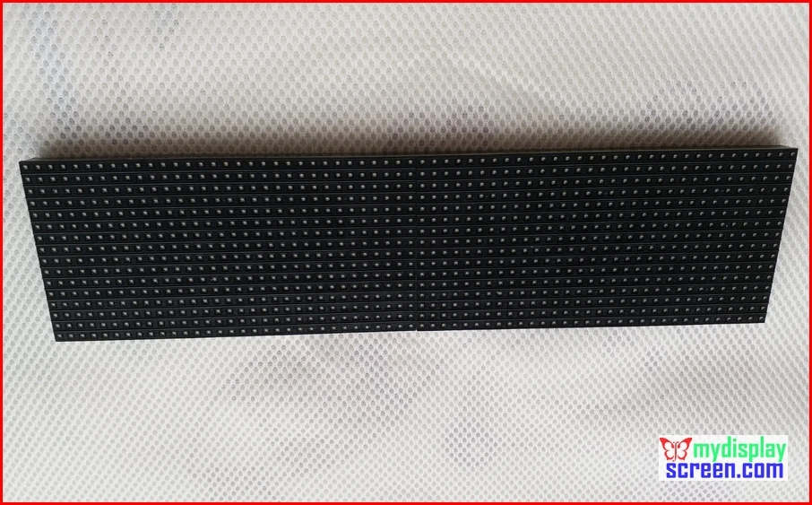 P4.75 SMD красный светодиодный модуль 4,75 мм высотой с ясным верхом для текстового дисплея 304*76 мм 64*16 пиксельная монохромная панель.