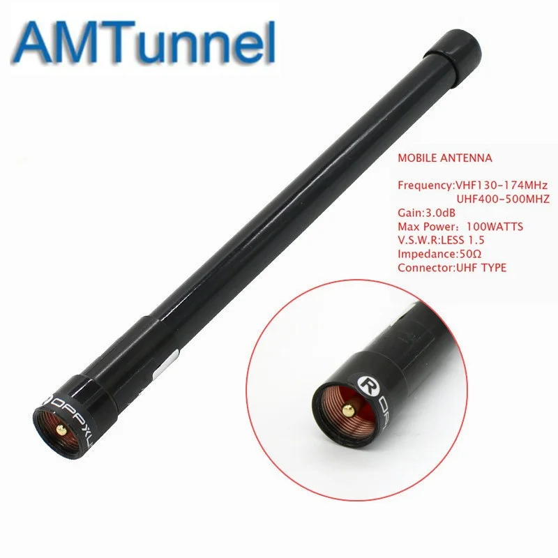 Автомобильная антенна UHF Dual Band 144 430MHz из стекловолокна для автомобиля мобильное
