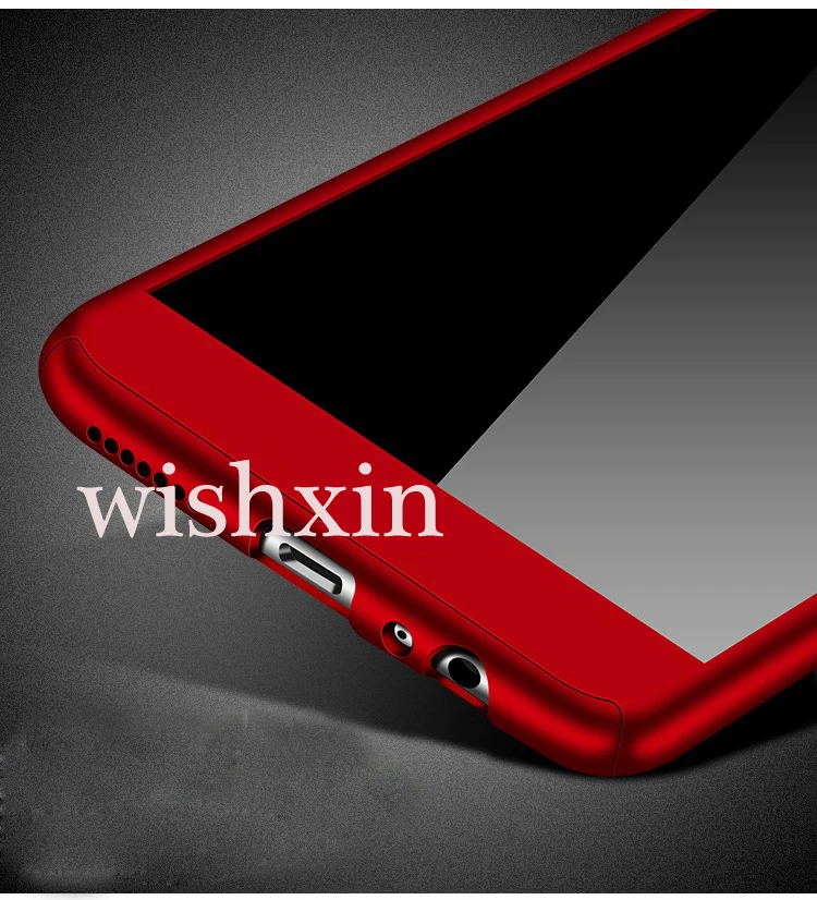 Чехол с полной защитой для Huawei Y6 2017 чехол закаленным стеклом Y5 г. 6 с. |Бамперы| |