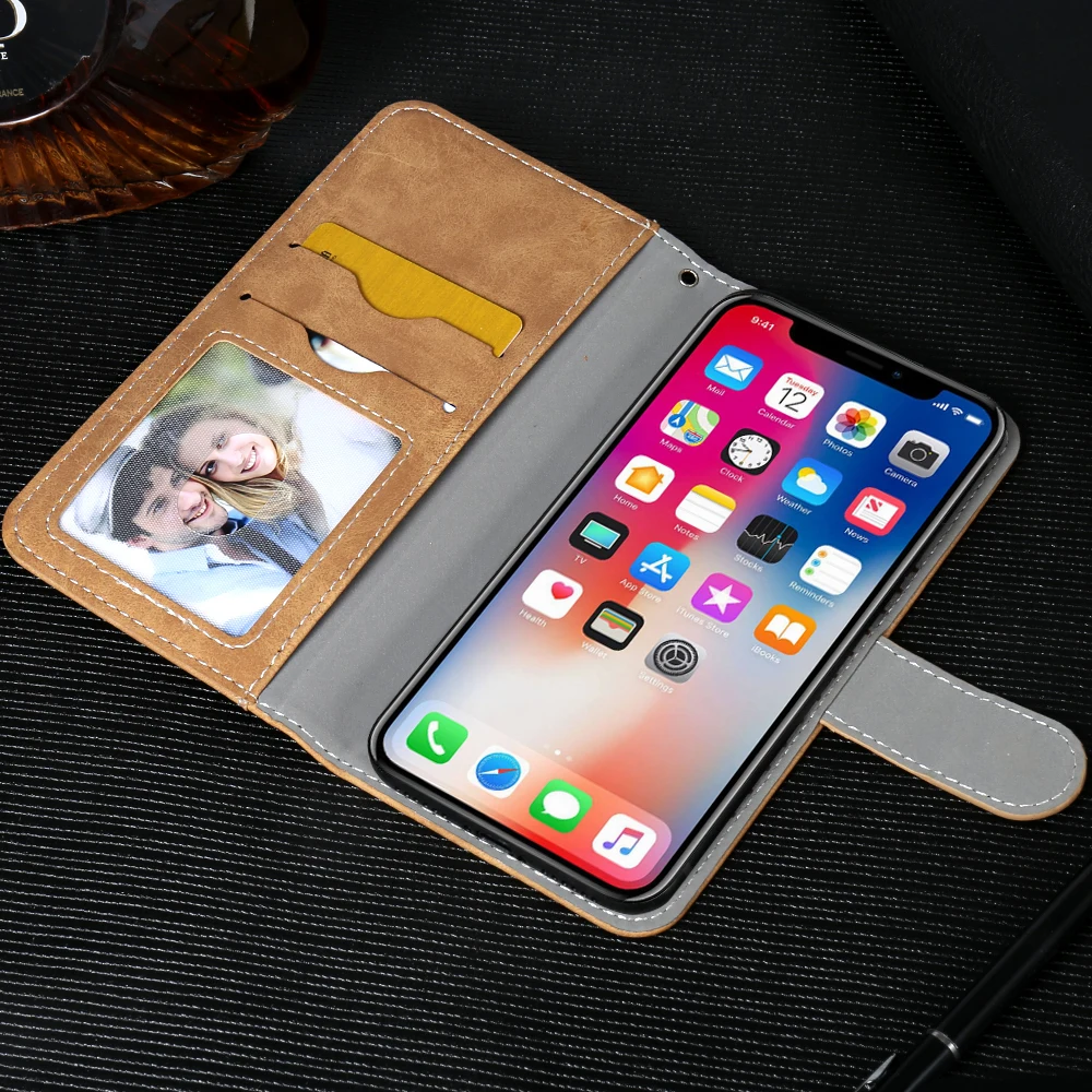 

New Design! UMI Touch X Case Luxury Wallet Vintage Flip PU Leather Case Phone Cover For UMI Touch X With Card Slots