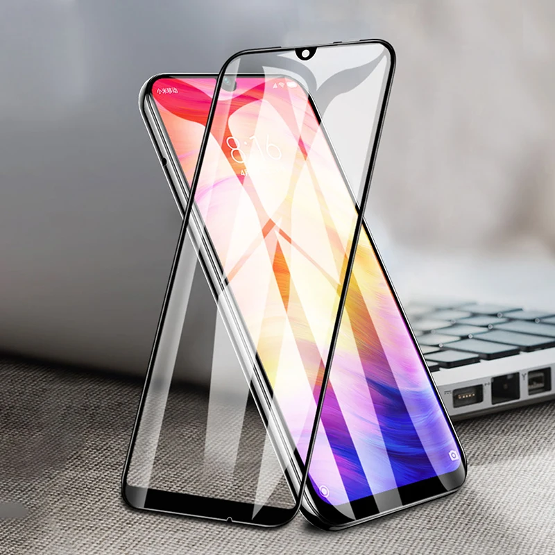 Полное покрытие стекло для Xiaomi Redmi Note 7 закаленное ультра тонкая устойчивая к