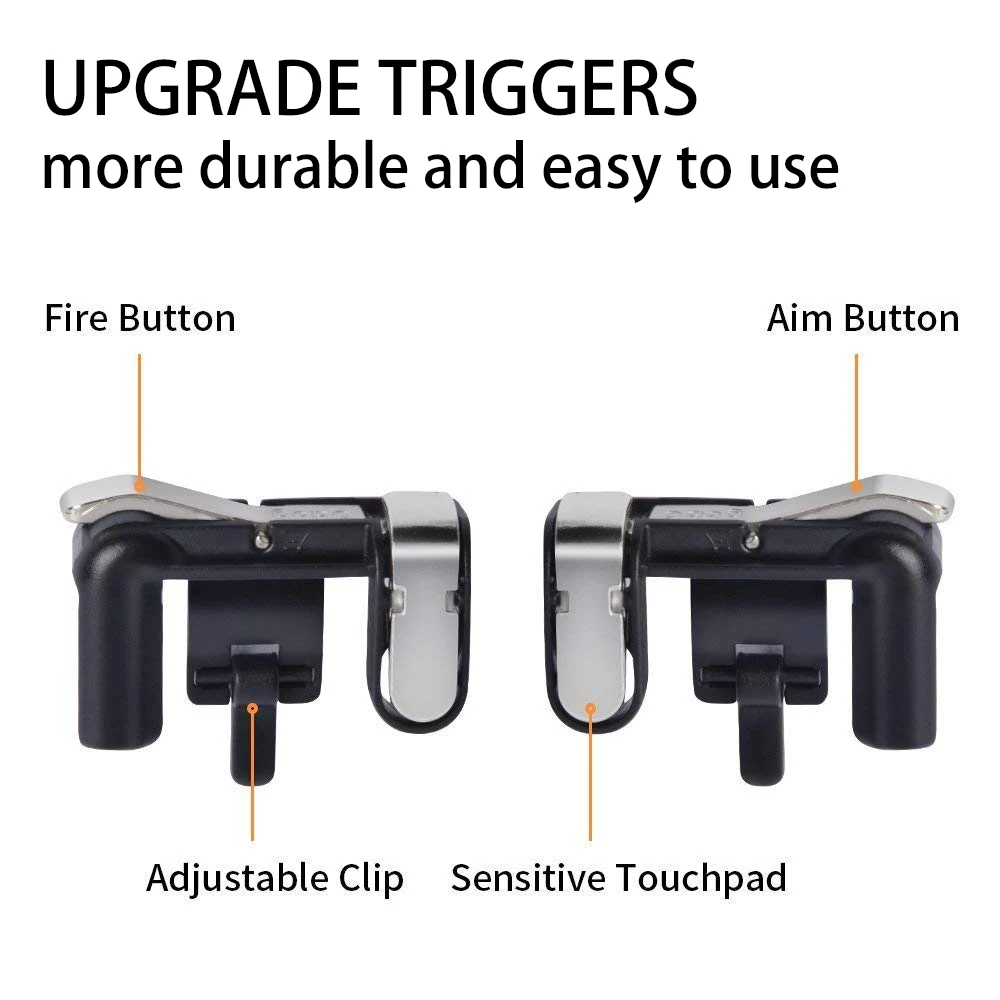 PUBG Mobile Trigger Game Controller Shooter Free Fire Aim L1R1 Button Joystick Handle Gamepad for Fornite iPhone Android | Электроника