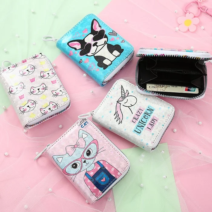 Miyahouse женский короткий кошелек с милой собачкой кошелек для мелочи из искусственной кожи Женский держатель для карт кошелек Billetera дешевый маленький кошелек