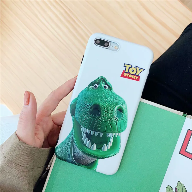 DISCASE Cute Cartoon Animal Phone Case For iphone 8 7 6 6s plus XS MAX XR X IMD Glossy Soft Shell All Inclusive Capa | Мобильные