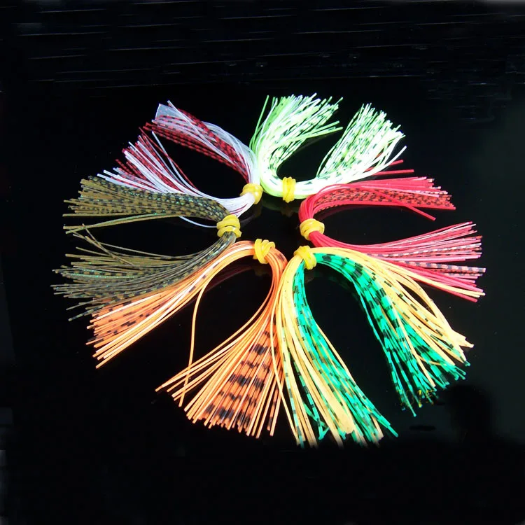 Новое поступление 17 видов цветов DIY рыболовные аксессуары кальмарная резиновая