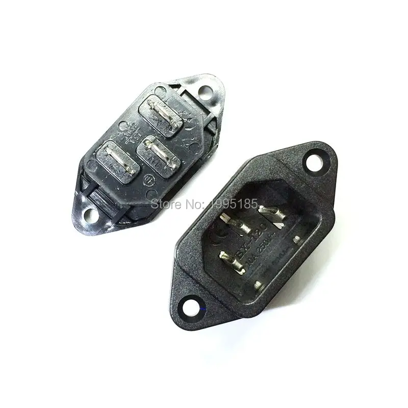 Штекер панели питания 5 шт. 3P МЭК 320 C14 входные гнезда разъемов переменного тока 250