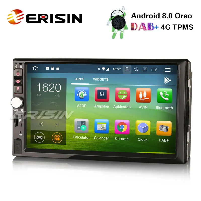 Erisin ES7841U 7 "Универсальный 2 Din HD Android 8 0 Автомобильный мультимедийный MP4 давления