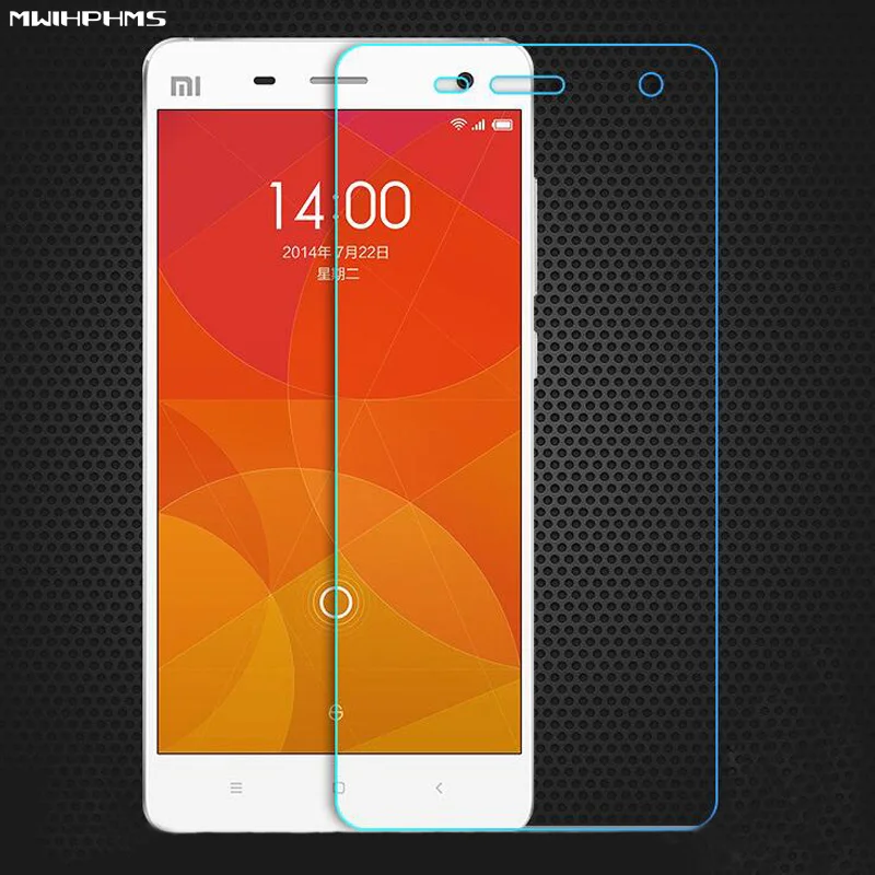 Mwihphms Защита экрана для xiaomi4 ультратонкая стеклянная пленка закаленное стекло mi 4