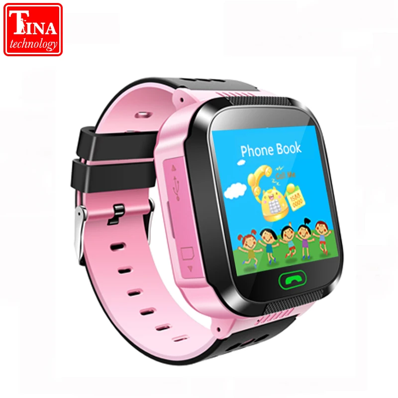 100% оригинальные детские Детские Смарт часы с сенсорным экраном и камерой SOS