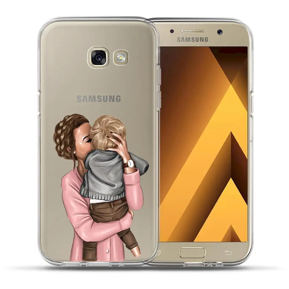 Для мам и детей, девочек бампер печати чехол для samsung Galaxy A50 A30 A70 A40 A10 A20 A60 A70 A6 A8 плюс A7 A9 Мягкий силиконовый чехол из ТПУ - Цвет: 6116