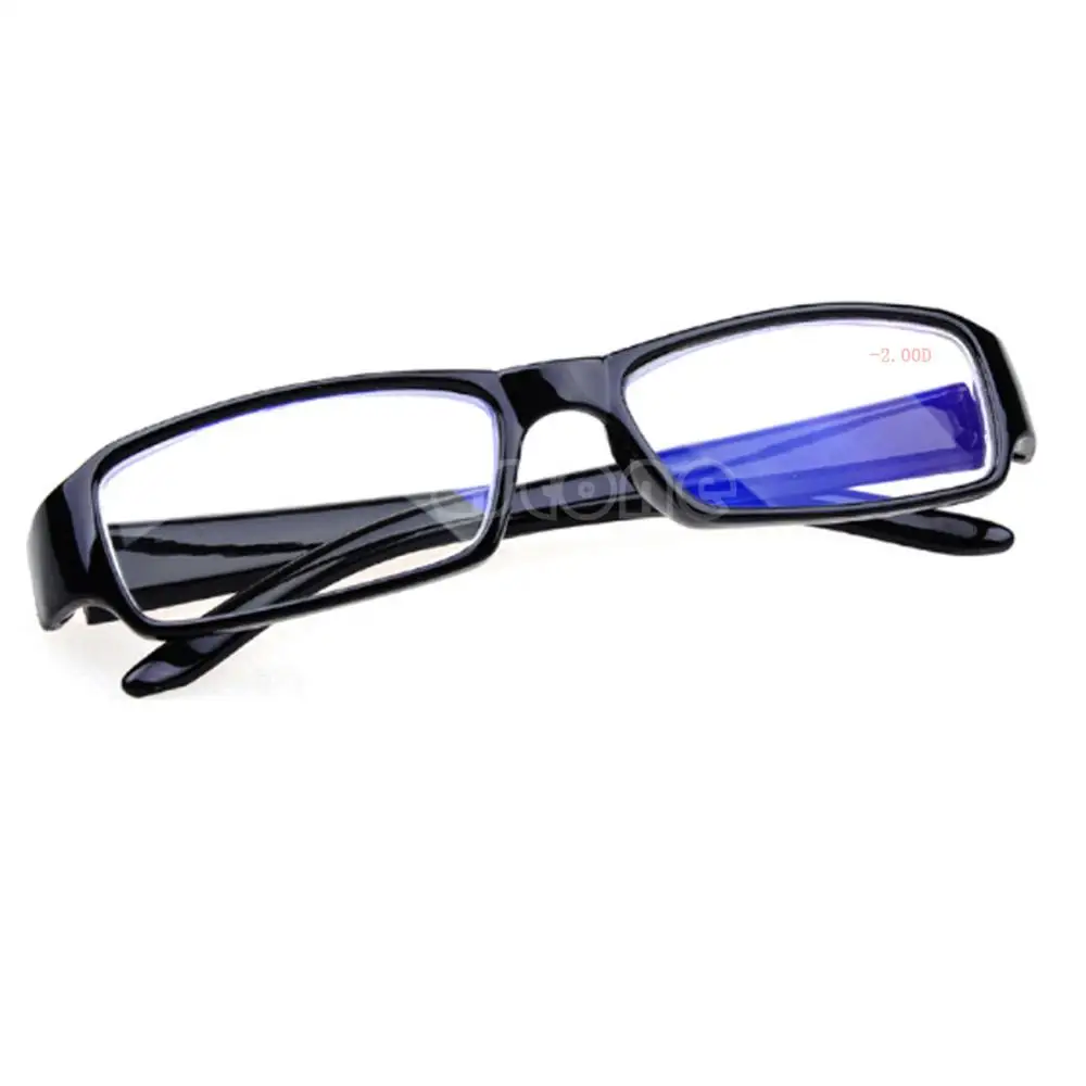 Myopia 200 Очки для близорукости, черная оправа, очки при близорукости-1-1,5-2-2,5-3-3,5-4-4,5-5,5-6 диоптрий - Цвет оправы: Myopia 200