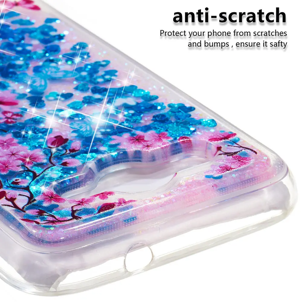 Quicksand Case For Huawei Y3 2017 Dynamic Liquid Glitter Stars Phone Cover Coque Shell CRO-L22 CRO-U00 CRO L22 U00 Y5 Lite |