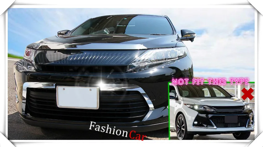 Аксессуары для автомобилей Toyota Harrier XU60 2013 2016 стальные хромированные передние и