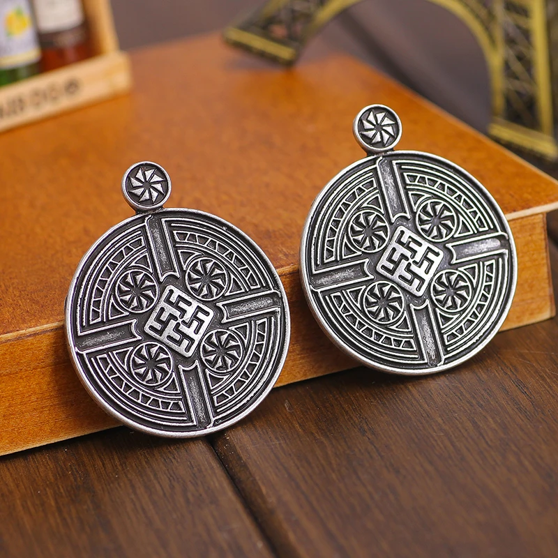 Славянский амулет 5 шт. античный серебряный папоротник цветок тотемная подвеска