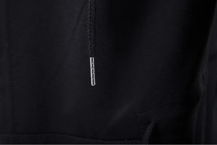 Мужская/Женская толстовка длинная кофта с капюшоном в европейском и