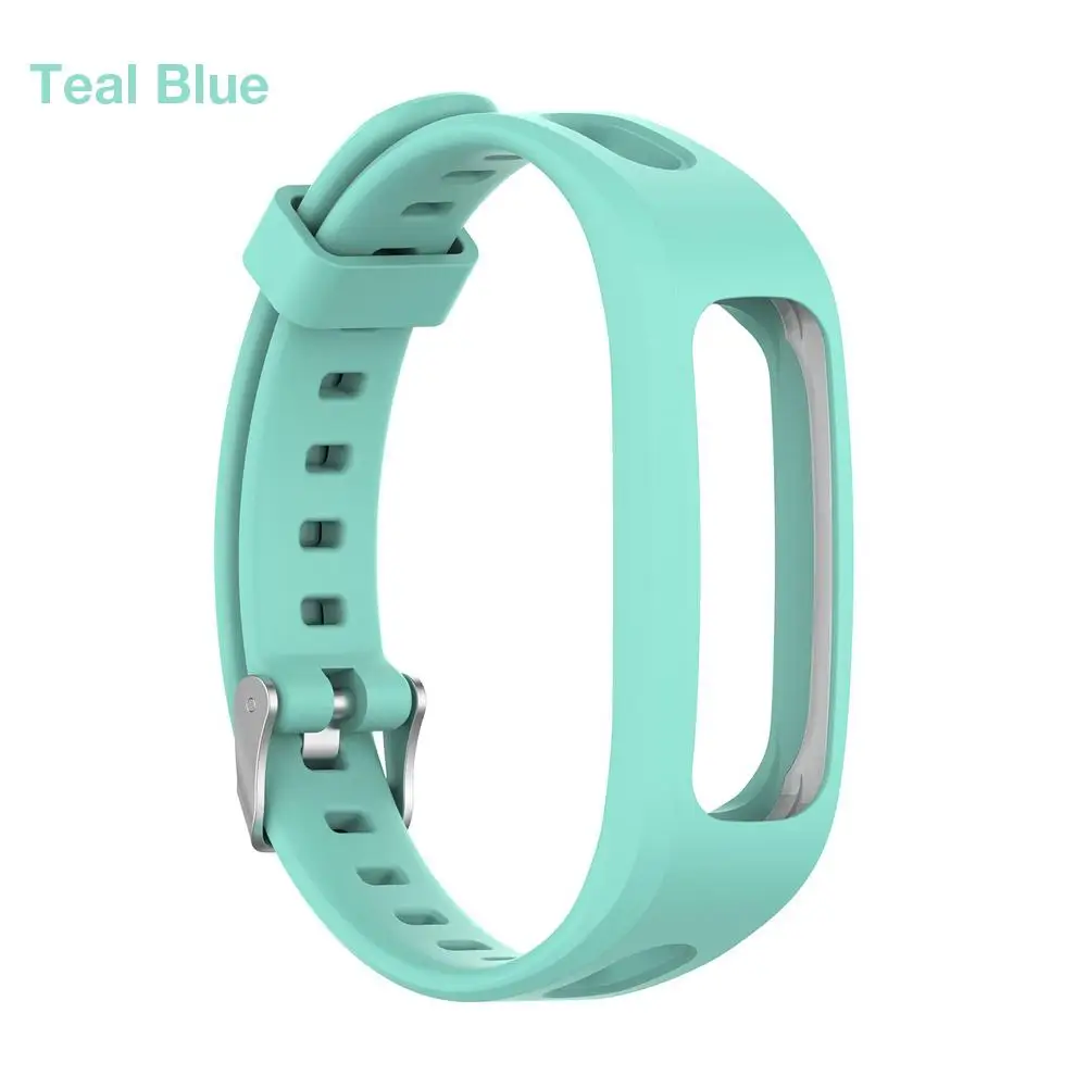 Teal Blue Новое поступление, сменный силиконовый ремешок для часов Huawei Band 3e Huawei Honor Band 4, версия для бега, Смарт-часы, браслет - Цвет: Teal Blue