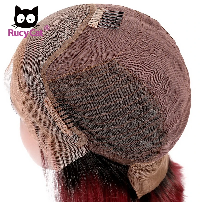 RucyCat короткие синтетические волосы на кружеве человеческие Искусственные парики