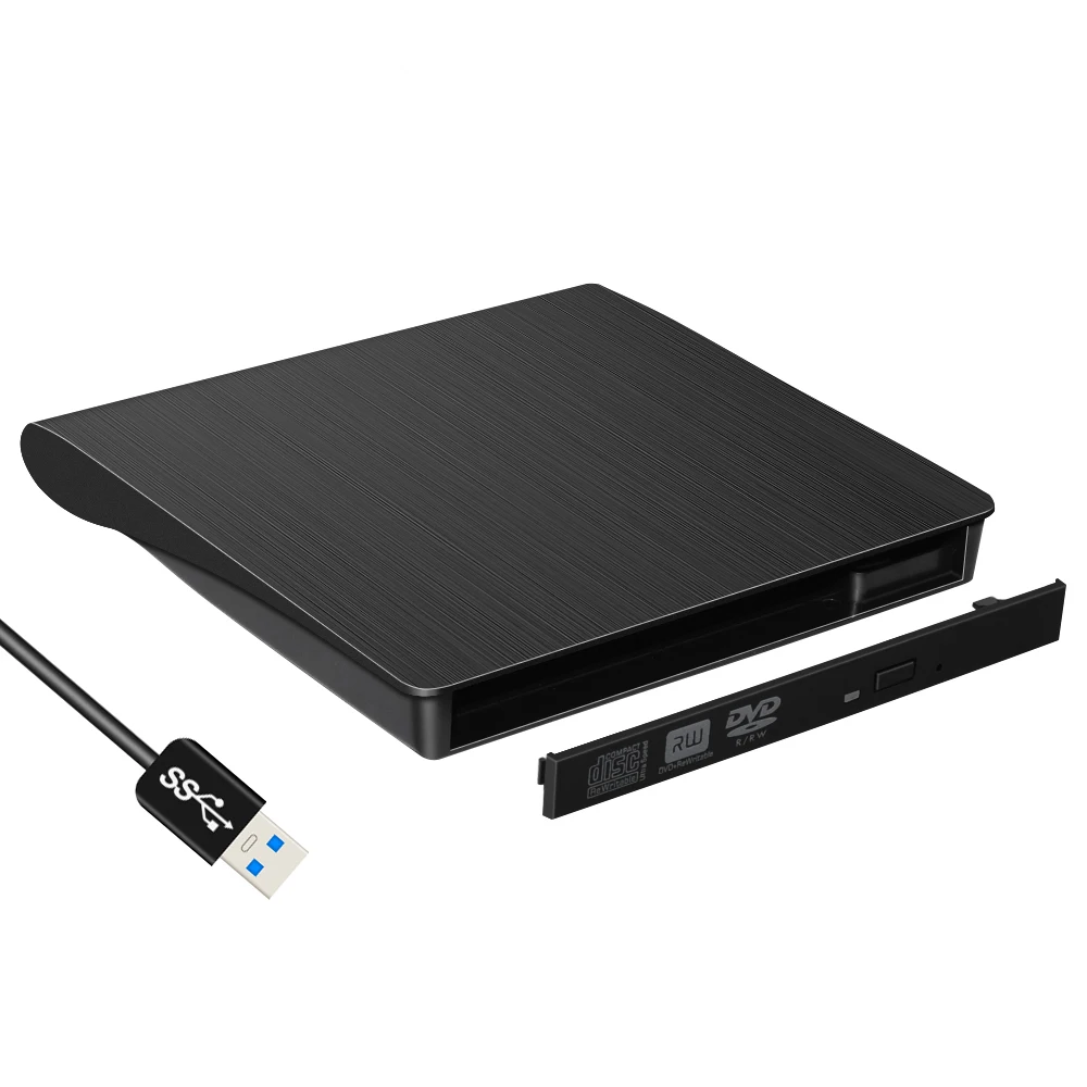 DeepFox 9,5 мм USB 3,0 SATA чехол для оптического привода комплект внешний мобильный корпус DVD/CD-ROM чехол для ноутбука без оптического привода