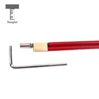 tooyful 1pc red steel brass truss rod two way l shaped allen wrench 610mm for string bass guitar accessories wholesale