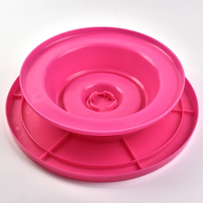 Подставка для выпечки сделай сам Розовая Круглая вращающаяся настольная форма