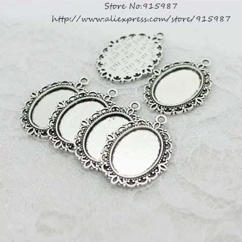 Овальная филигранная оправа в античном стиле Sweet Bell бесплатная доставка 40 шт./лот
