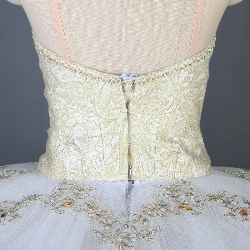

B19013 Dance Favourite High Quality White ballet tutus! Professional ballet dance costumes comeptition ballet tutu