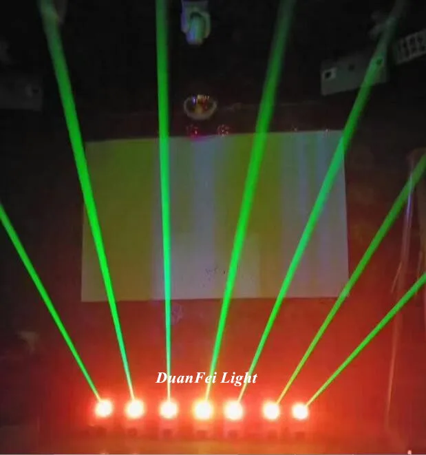 DunFly DuanFei Новинка 2 в 1 мини-dj Лазерная светодиодная Подвижная головка 6x10 Вт RGBW 4 для