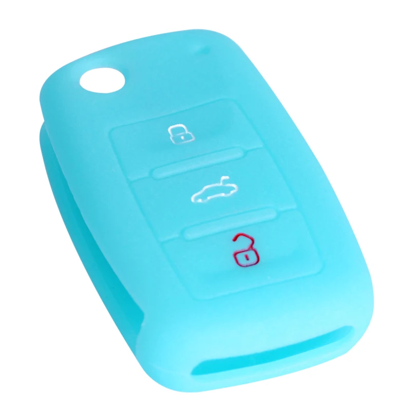 Силиконовый чехол для ключей SPEEDWOW защитный VW Polo Tiguan Passat Golf Lavida MK5 MK6 Jetta Eos Beetle|key fob