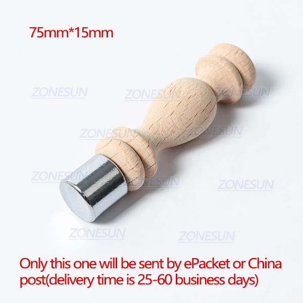 1 x Wood Spot Head ZONESUN аппарат для упаковки в целлофан покерная коробка сигарет Парфюмированная Косметика БОПП пленка ПВХ герметичная пленка запаечно-упаковочная машина - Цвет: 1 x Wood Spot Head