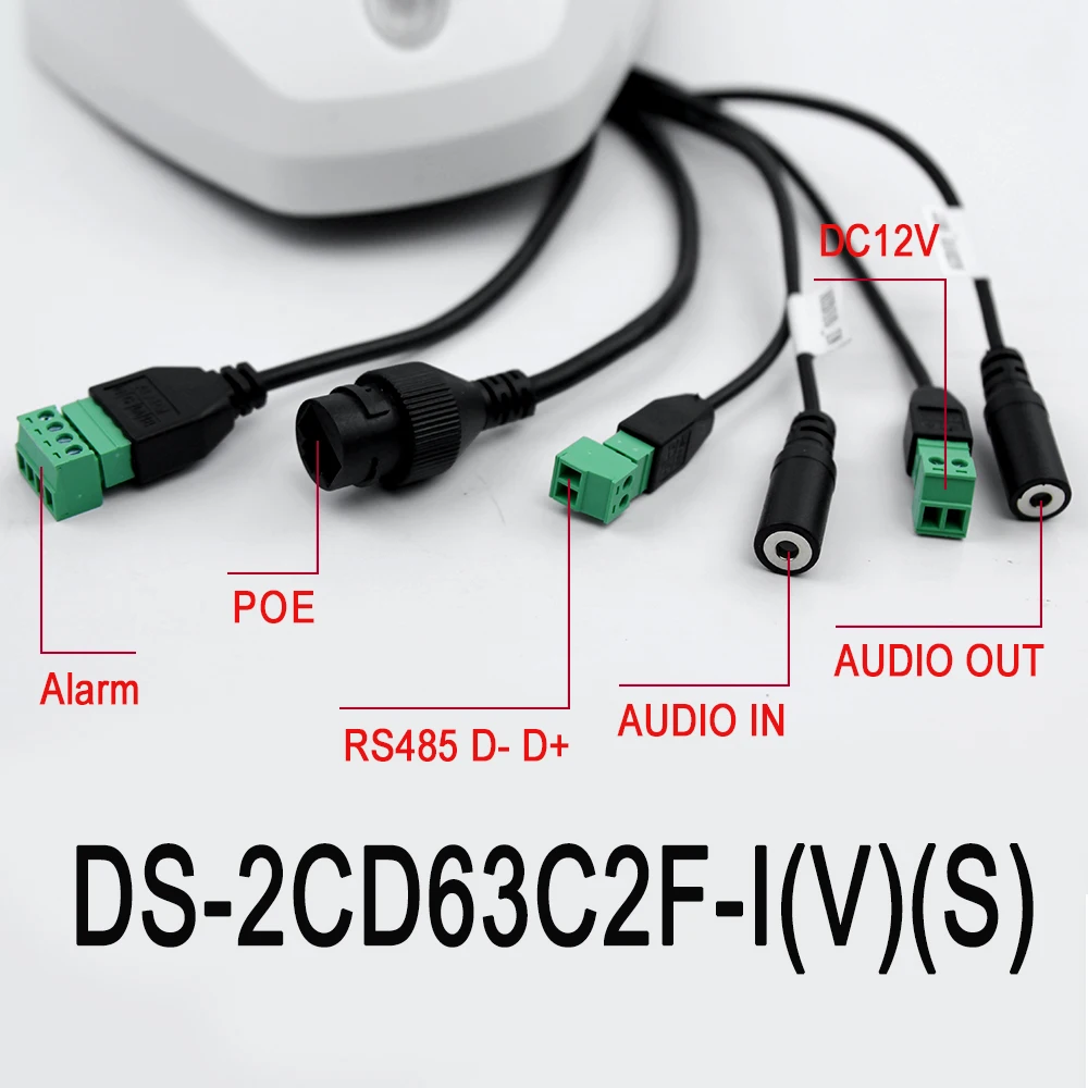 DS-2CD63C2F-IVS Hik 12MP Fisheye IP Camera IK10 vandal proof IP66 15mIR Heat Map 1-ch audio I/O alarm & RS-485 | Безопасность и