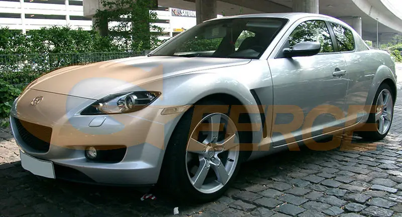 Для Mazda RX8 Rx-8 2004 2005 2006 2007 2008 RF контроллер Bluetooth мульти-Цвет ультра яркий RGB светодиодный Ангельские глазки гало кольца комплект