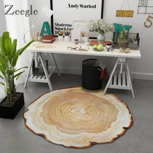 Zeegle Tree Ring Round Carpet Rugs for Living Room Child Carpet Bedoom Non-slip Floor Rug Computer Chair Mat for Kids Room Zeegle Tree Ring Round Carpet Rugs for Living Room Child Carpet Bedoom Non-slip Floor Rug Computer Chair Mat for Kids Room