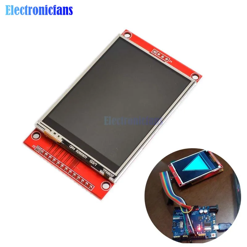 3 2 дюйма 320*240 TFT ЖК дисплей экран с драйвером сенсорной панели IC ILI9341 240(RGB)* 320 SPI