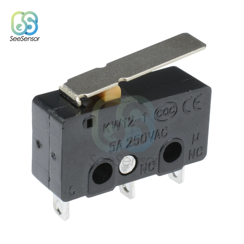 10 шт. концевой выключатель 3Pin N/O N/C 5A 250VAC KW11-3Z микропереключатель