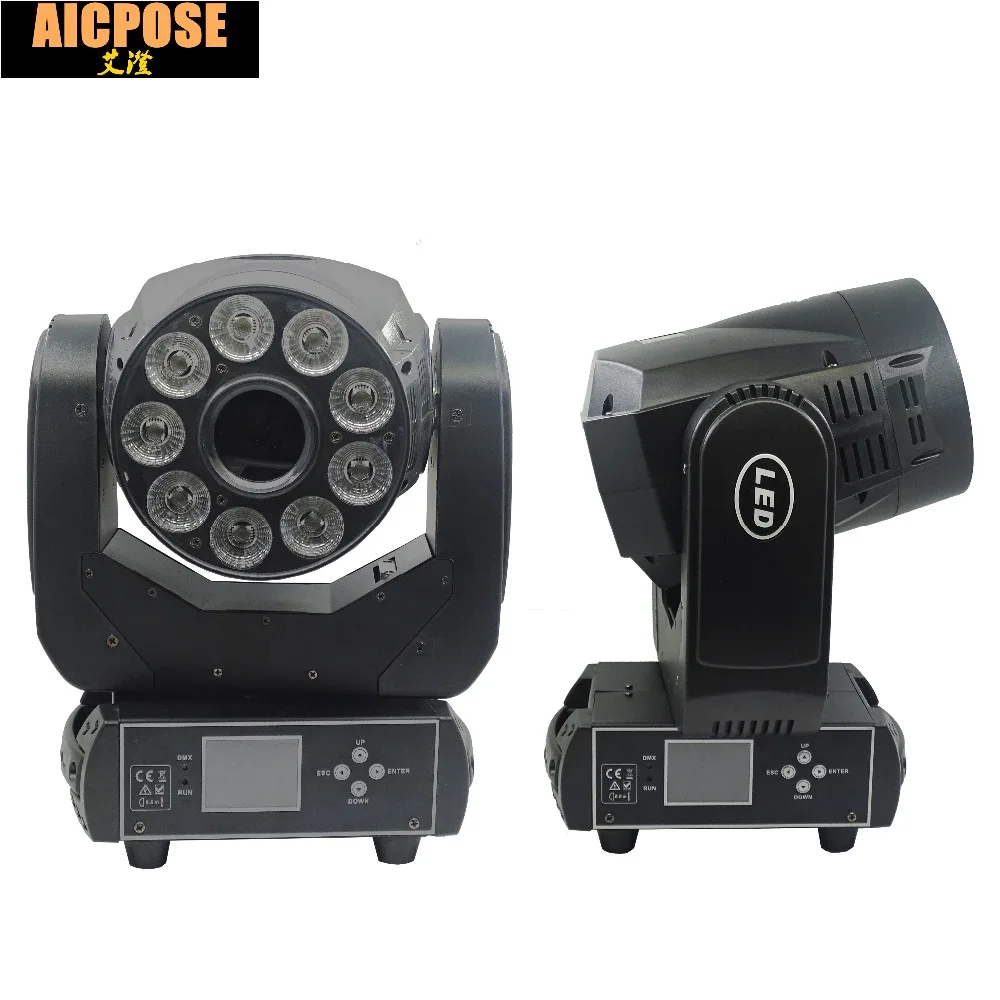 6x8 Вт лампа Gobo Strobe Disco DJ освещение 6*8 RGBW 4 в 1 LED s Wash + 30 Светодиодная движущаяся