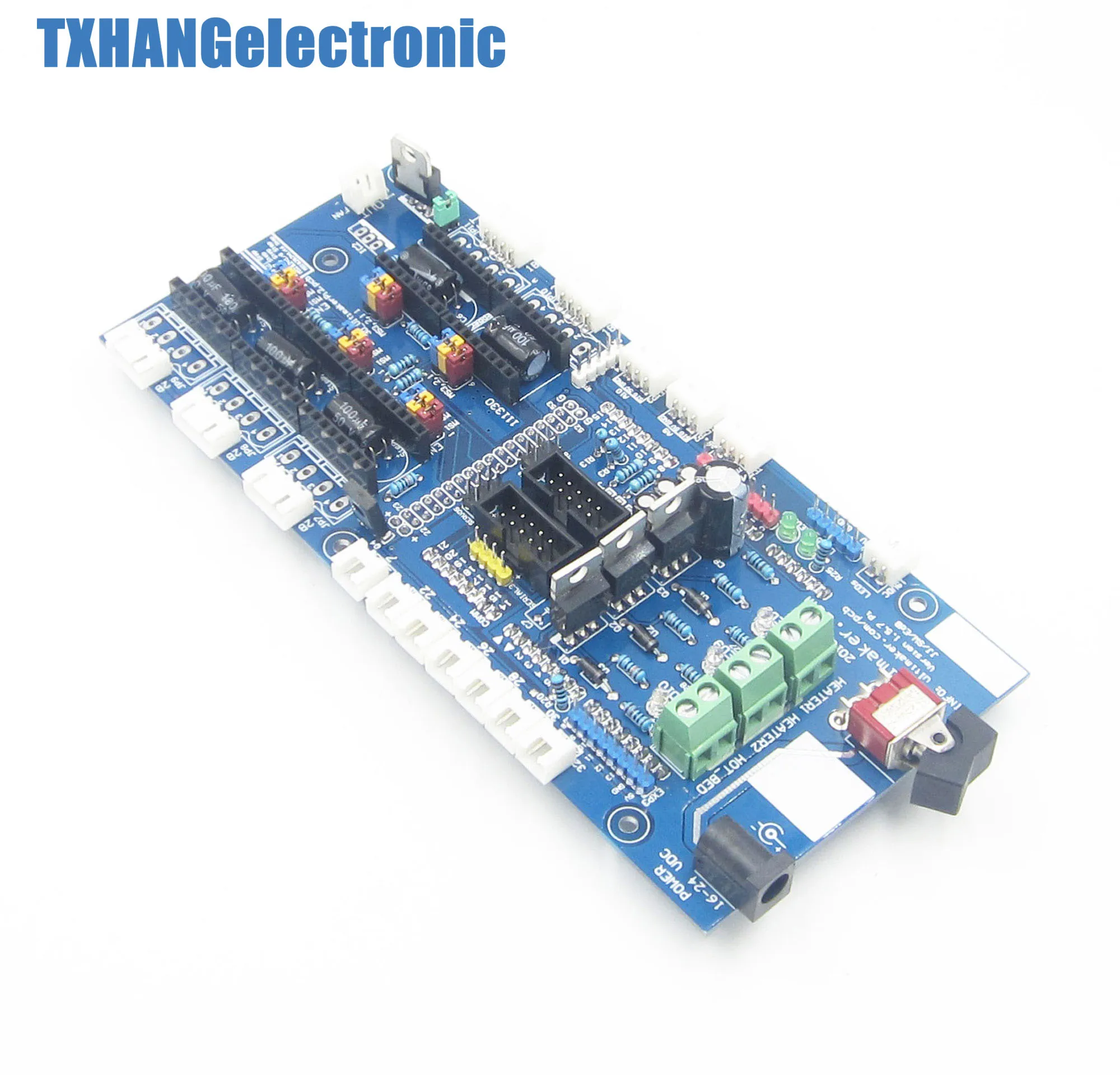 DIY 3D принтер плата управления совместима для Ultimaker PCB RAMPS двойной печати|board for 3d