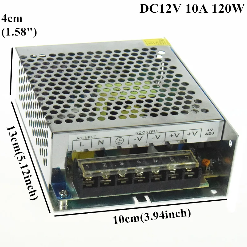 10A 120W AIFENG трансформатор освещения 110 В 220 В к DC 12 В светодиодный драйвер переключатель питания адаптер 1A 2A 3A 5A 10A 20A 30A 50A для светодиодной ленты - Цвет: 10A 120W