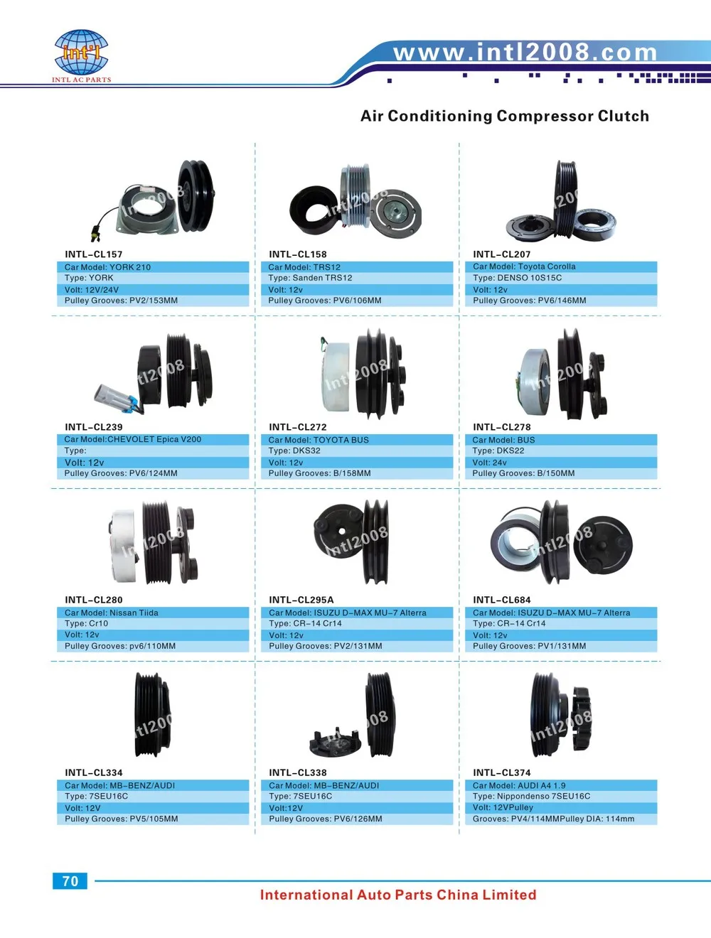 Ac Компрессор сцепления для Chevrolet Captiva Vauxhall/Opel Antara 20910244 96629607 96861886
