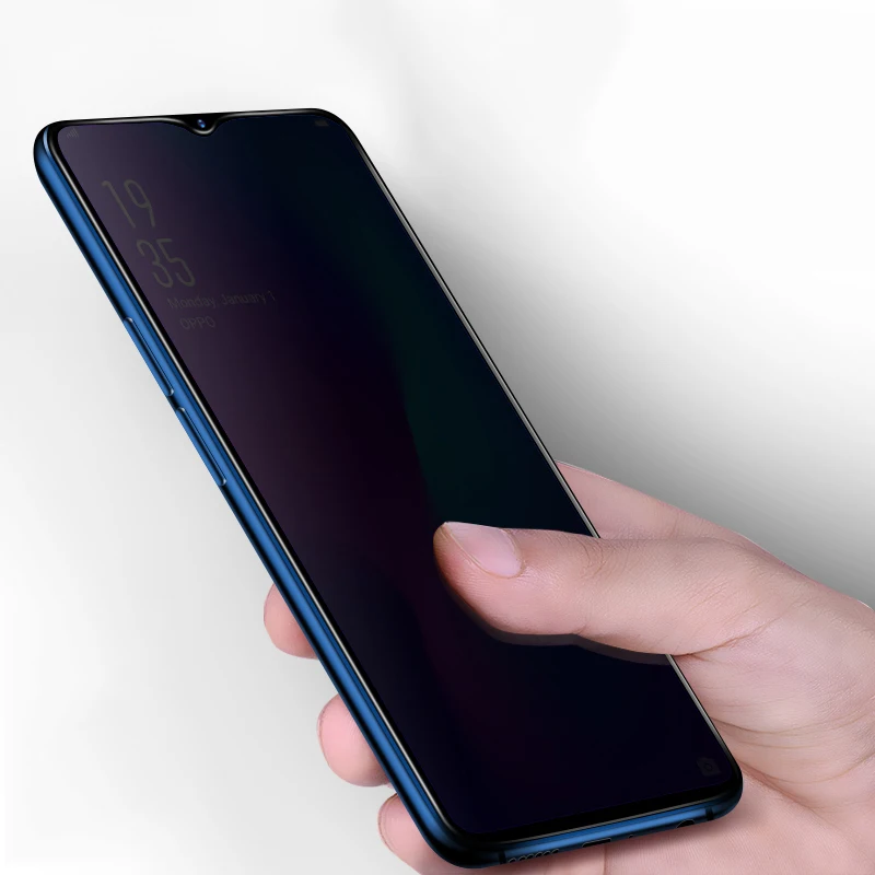 Полное покрытие, анти шпионское закаленное стекло для OPPO A5S AX5S, Защита экрана для защиты конфиденциальности для OPPO AX7 Pro A9, антибликовое защитное стекло
