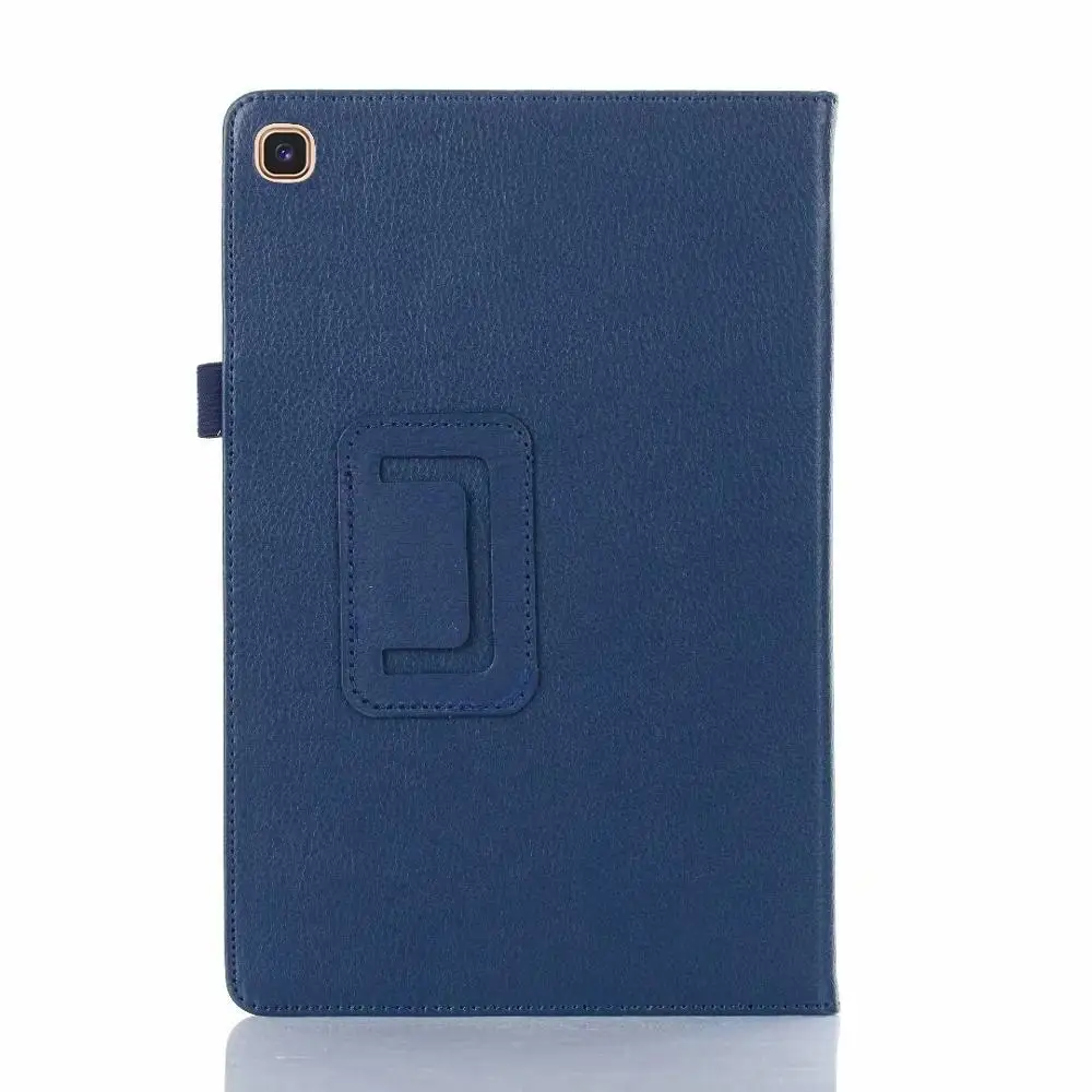 dark blue Чехол с узором Личи из искусственной кожи чехол для samsung Galaxy Tab S5E 10,5 чехол для планшета Выпуск 10,5 дюймов Tab S5E Чехол-книжка s - Цвет: dark blue