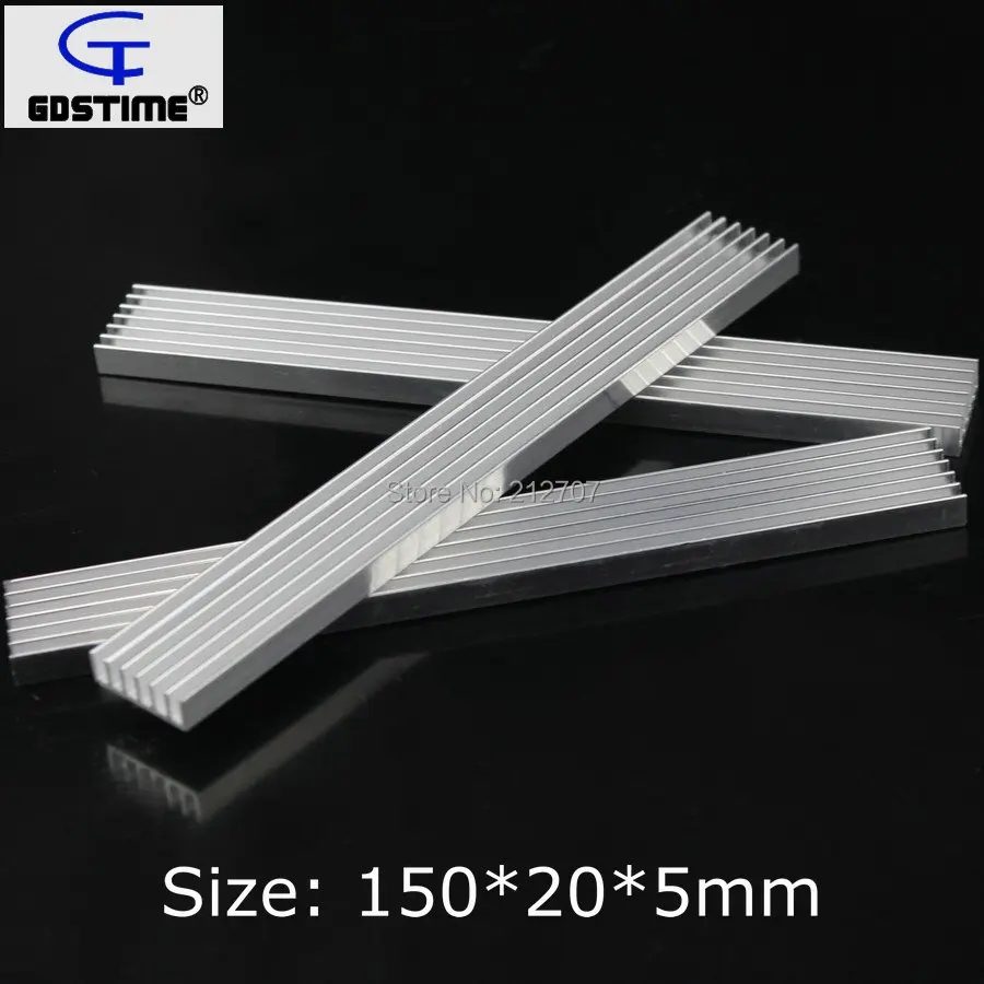 8 шт. Gdstime светодиодный радиатор 150 мм x 20 5 мм|aluminum cooling fins|cooling finsaluminium |