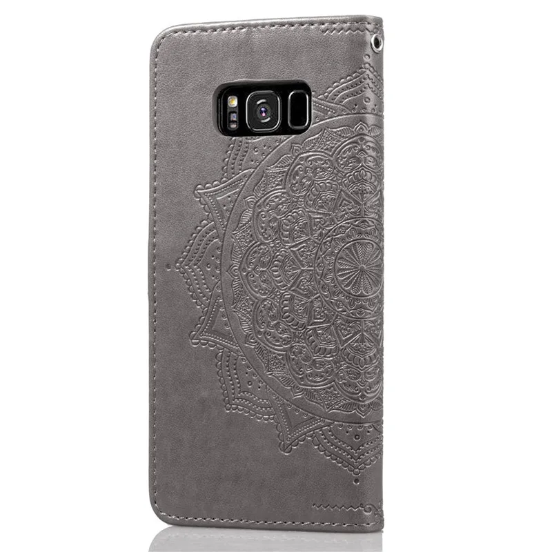 3D цветок кожаный чехол для samsung Galaxy A50 A30 A40 A10 S10 S9 S8 S7 J2 Core J3 J5 J7 J1 A6 A7 J6 J4 Plus крышка