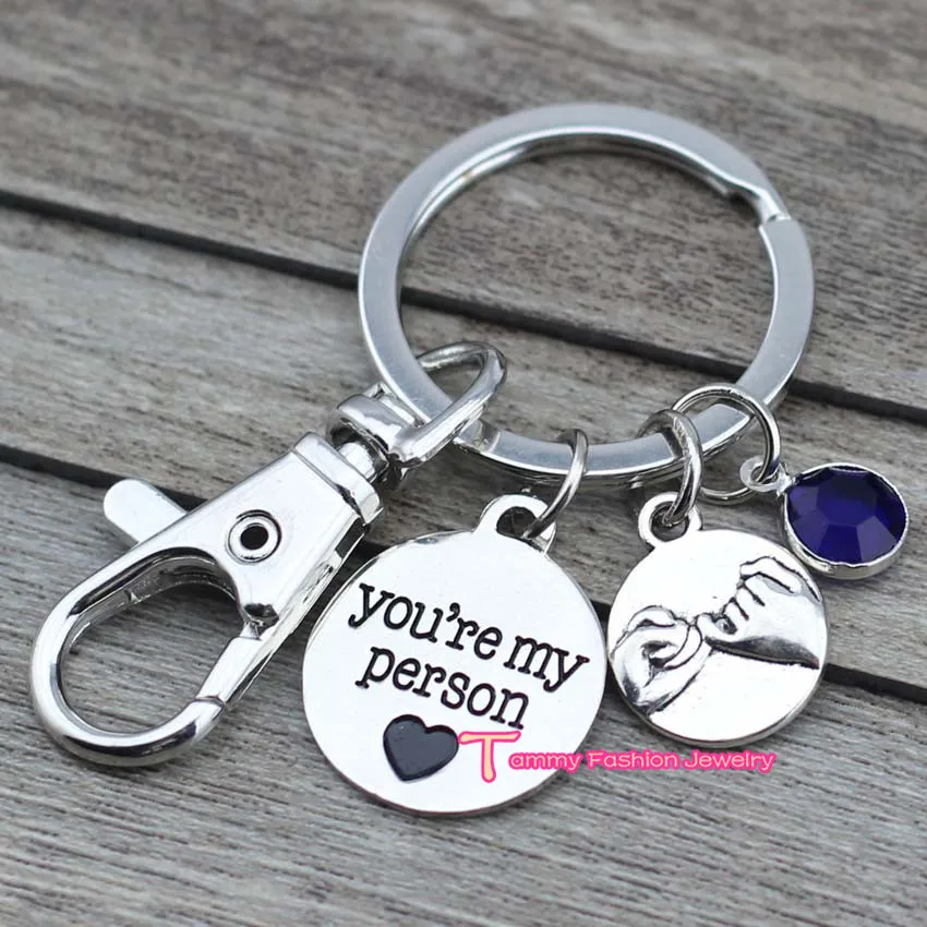 KC0045TM Модный Классический Стиль &quotТы Мой Человек&quot камень Брелок Брелоки Цепи