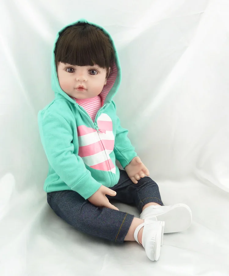 Forrsdor 22 дюйма Новое поступление силиконовая виниловая детская кукла-реборн для