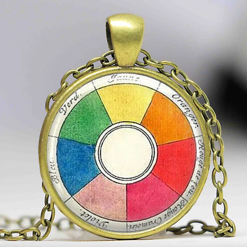 Винтажное цветное ожерелье с колесиками ювелирные изделия для художников