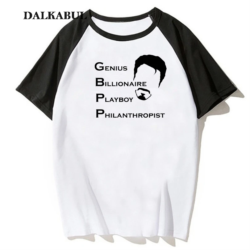 Футболка Genius Billionaire Playboy Philanthropist летняя хлопковая футболка с короткими рукавами и