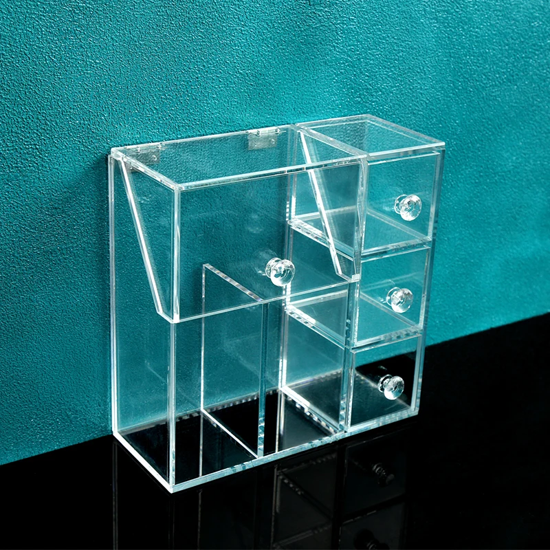 AF прозрачные акриловые товары для дома Органайзер коробка настольная